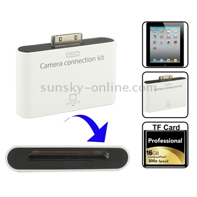 Ipad  Wifi Connection on Cf Card Reader For Ipad   Ipad 2  Camera Connection Kit  Same Day