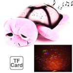 Turtle Night Light Stars Constellation Lamp with USB Ports, Remote Control, Built-in 4 songs