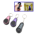 2 in 1 Wireless RF Super Electronic Finder Anti-lost Alarm Key Chain (Orange+Purple)