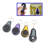 3 in 1 Wireless RF Super Electronic Finder Anti-lost Alarm Key Chain (Gray+Yellow+Purple)