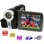 5.0 mega pixels portable digital video camera with 2.7 inch TFT LCD Screen