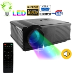 6 Lumens Mini USB Pocket Cinema Projector, Supports SD / MMC Card