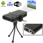 Smart Mini Projector with Android OS & WIFI, Project Distance: 17.8-200cm, work for Laptop, Desktop computer,Mobile Phone, iPhone,iPad, PSP , PDA, VCD, DVD