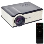 Personal Micro LED Projector with Remote Control, Built in Speaker, with HDMI / USB / VGA / TV / S-Video Interface, Support Max 32GB SD Card