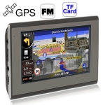 5.0 inch TFT touch Screen GPS Navigator With 4GB Memory and Map, Support TF Card, Voice Broadcast, FM Transmitter Function