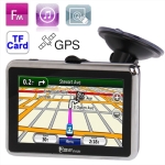 CH2080 4.3 inch 480 x 272 Pixels TFT Touch Screen Car GPS Navigator,Built 4GB Memory and Map, Support Voice Broadcast, FM Transmitter Function and TF Card