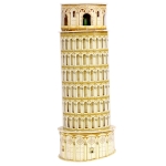 3D Puzzle Leaning Tower Model Card Kit (13pcs)