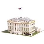 3D Puzzle The White House Model Card Kit (64pcs)
