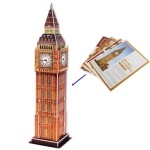 3D Puzzle Big Ben Model Card Kit (30pcs)