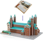 3D Puzzle Speyer Cathedral Model Card Kit (41pcs)