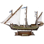 3D Jigsaw Puzzzle France Sailboat Mystic, 129PCS