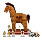 3D Jigsaw Puzzzle Trojan Horse, 97PCS