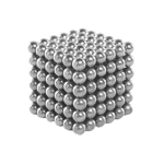 Magic Puzzle Magnet Balls (216 pcs Magnet Balls Included), Silver