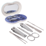 6pcs Manicure Set Nail Care Set Nail Scissors Manicure Tool with Mirror