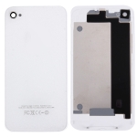 White Original version Glass Back Cover for iPhone 4, with Logo