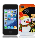 Christmas Style Plastic Case for iPhone 4