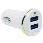 Mini USB Car Charger for iPhone 4 & 4S (White)