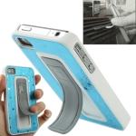 Multi Functional Protective Cover with Pop-Up Stand Cases for iPhone 4 & 4S (Blue)