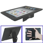 360° Free Spinning Hand Strap & Stand Non-slip Protective Shell for iPad 4 ,New iPad (iPad 3) / iPad 2 (Black)