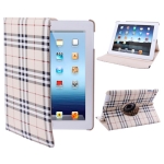 360 Degree Rotatable Scotland Gyrosigma Case with Holder for iPad 4 / New iPad (iPad 3) / iPad 2 (Beige)