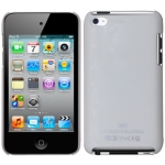 Plastic Case for iPod touch 4 (White),With Logo