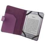 Leather Case with Litchi Texture for Amazon Kindle 4 (Purple)
