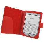 6 inch Book Style Cover With Magnetic Clasp for Amazon Kindle Touch / Touch 3G (Red)