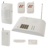 Intelligent Telephone Networking Alarm System, 8 Wireless and 4 Lined Area, 5 Groups Telephone and 20 Seconds Voice Warning