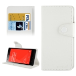 Carbon Skin Leather Case for Samsung Galaxy Ace S5830 (White)