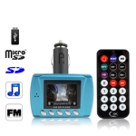 1.8 inch Car MP4 Player with FM Modulator, Supports USB Flash Diver and TF / SD Card (Blue)