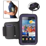 Sports Armband Case with Earphone Hole for Samsung Galaxy S2 / i9100 (Purple)