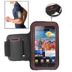 Sports Armband Case with Earphone Hole for Samsung Galaxy S2 / i9100 (Brown)