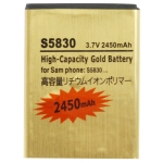 2450mAh High Capacity Gold Battery for Samsung Galaxy Ace / S5830 / S5660 / S5670