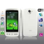 G700 White, TV (SECAM/PAL/NTSC), Dual camera, Wifi & JAVA & Bluetooth FM function Touch Screen Mobile Phone, Quad band, Network: GSM850/ 900 / 1800/ 1900MHZ