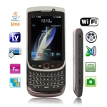 9800 Black, Analog TV (PAL/NTSC), Wifi JAVA Bluetooth FM function Touch Screen Slide Mobile Phone, Dual Sim cards Dual standby, Quad band, Network: GSM850/ 900 / 1800/ 1900MHZ