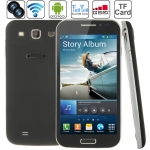 5S Black, GPS + Android 2.3.4 Version, Analog TV (SECAM/PAL/NTSC), Wifi Bluetooth FM function 4.0 inch Capacitive Touch Screen Mobile Phone, Dual Sim cards Dual standby Dual Cameras, WCDMA + GSM Network, Band (WCDMA): 850/1900/2100MHZ; Band (GSM): 850/900/1800/1900MHZ