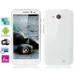 Hero H7500 White, GPS + AGPS, Android 4.1.2 Version, CPU Chip: MTK6577 1.2GHZ Dual Core, ROM: 4GB , RAM: 1GB, 5 inch Capacitive Touch Screen Mobile Phone with Wifi Flashlight Bluetooth FM function, Dual Sim cards Dual standby Dual Cameras, WCDMA & GSM Network, Band (WCDMA): 850/2100MHZ; Band (GSM): 850/900/1800/1900MHZ