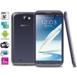 N9589 Note 2 Dark Blue , GPS + AGPS, Android 4.1.2 Version, CPU Chip: MTK6589 1.2GHZ Quad Core, ROM: 4GB , RAM: 1GB , 5.7 inch HD IPS Capacitive Surface Touch Screen 3G Ultra-thin Smart PAD Phone with Wifi Torch Bluetooth FM function, Dual Sim cards Dual standby Dual Cameras, WCDMA & GSM Network, Band (WCDMA): 2100/850MHZ (HSDPA); Band (GSM): 850/900/1800/1900MHZ