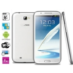N9589 Note 2 White , GPS + AGPS, Android 4.1.2 Version, CPU Chip: MT6589 1.2GHZ Quad Core, ROM: 4GB , RAM: 1GB , 5.7 inch HD IPS Capacitive Surface Touch Screen 3G Ultra-thin Smart PAD Phone with Wifi Torch Bluetooth FM function, Dual Sim cards Dual standby Dual Cameras, WCDMA & GSM Network, Band (WCDMA): 2100/850MHZ (HSDPA); Band (GSM): 850/900/1800/1900MHZ