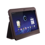 Leather Case with Holder for Motorola Xoom (Coffee)
