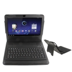2 in 1 Bluetooth Keyboard + Folding Leather Protective Case for Motorola XOOM
