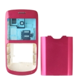 Full Housing Cover for Nokia C3, with logo (Rosy)