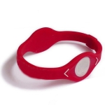 Red Silicon Wristband Bracelet, Size: 19cm (M)
