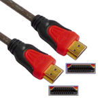 1.4 Version, HDMI to HDMI 19Pin Cable, Support Ethernet, 3D, HD TV / Xbox 360 / PS3 etc, Length: 3M (Gold Plated)