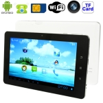 Soulycin S8 Luxury Edition White, 7.0 inch Capacitive Touch Screen Android 4.0 Version Mobile Phone Function Tablet PC with WIFI, GSM 900 / 1800MHz, 0.3 Mega Pixels Front Camera, 8GB NAND Flash, CPU: Allwinner A13, 1.0GHz