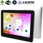 FY-E88C Silver, 9.7 inch IPS Capacitive Touch Screen Android 4.0 Version aPad Style Tablet PC with WIFI, Dual Cameras, 8GB NAND Flash, CPU: VIA WM8850, 1.5GHz