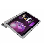 Leather Case with Ultra Thin Smart Cover for Samsung Galaxy Tab 10.1 / P7510 / P7500 (Gray)