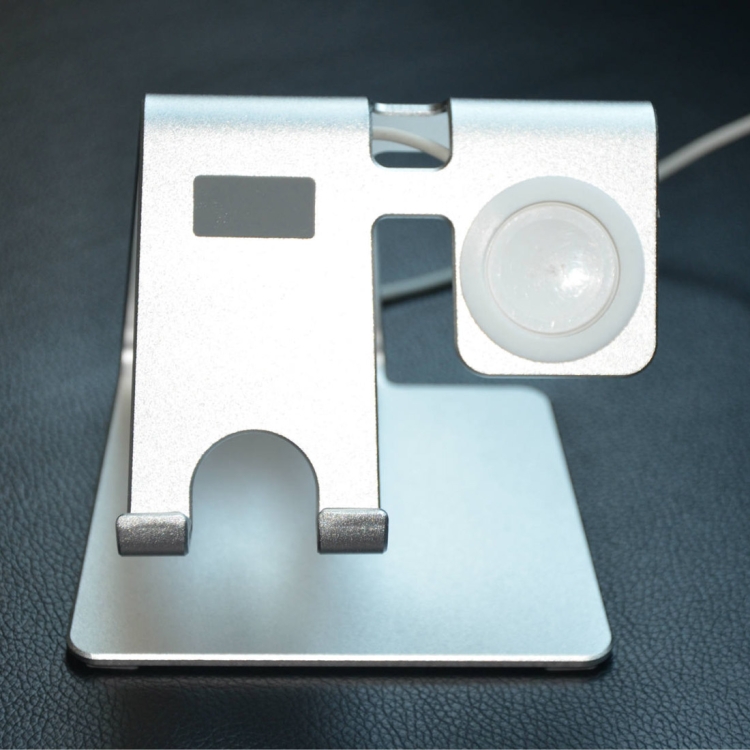 Multi-function Aluminum Alloy Charging Dock Stand Holder Station for Apple Watch / iPad / iPhone / Other Smart Phones (Silver)
Multi-function Aluminum Alloy Charging Dock Stand Holder Station for Apple Watch / iPad / iPhone / Other Smart Phones (Silver)
