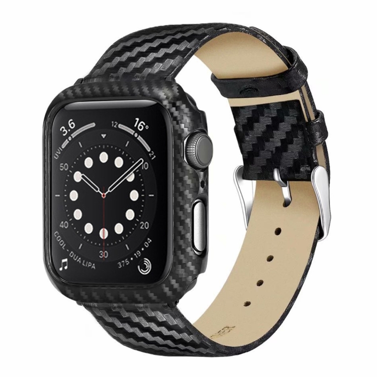 Genuine Leather Carbon Fiber Strap + Frame for Apple Watch Series 3 & 2 & 1 42mm
Genuine Leather Carbon Fiber Strap + Frame for Apple Watch Series 3 & 2 & 1 42mm