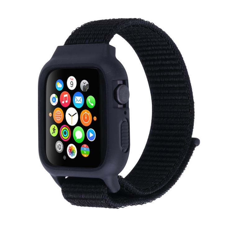 For Apple Watch Series 5 & 4 44mm / 3 & 2 & 1 42mm Nylon Watchband with Hook and Loop Fastener (Black)
For Apple Watch Series 5 & 4 44mm / 3 & 2 & 1 42mm Nylon Watchband with Hook and Loop Fastener (Black)